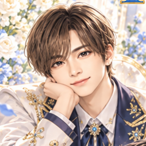 Hey! Say! JUMP 山田涼介の非公式イメージイラスト。白・紺・金の衣装。