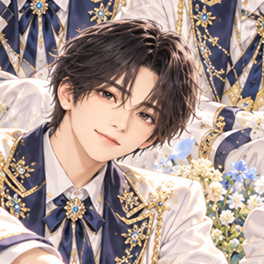 Hey! Say! JUMP 伊野尾慧の非公式イメージイラスト。白・紺・金の衣装。
