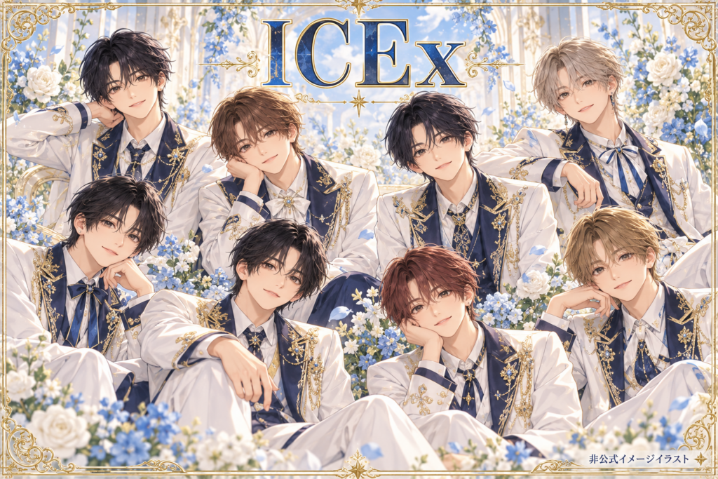 ICExをイメージした非公式アニメ風グループイラスト