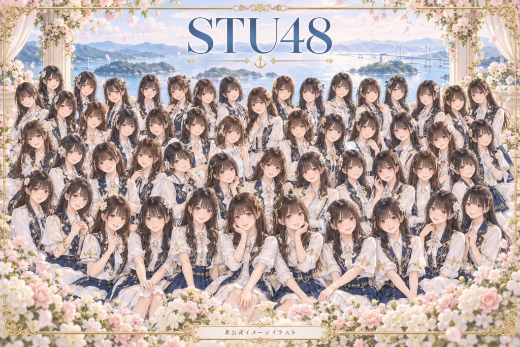 STU48の非公式イメージイラスト