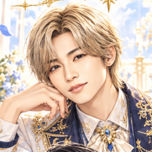 SixTONES 京本大我の非公式イメージイラスト。白・紺・金の衣装。