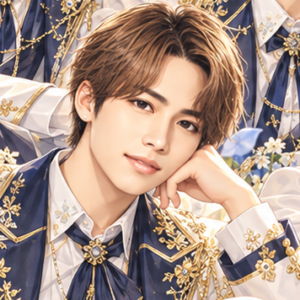 Travis Japan 川島如恵留の非公式イメージイラスト。白・紺・金の衣装。