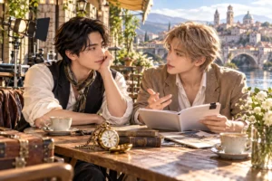 「いろはの恋は時代をかける」第3話は10月27日放送予定の音楽・ライブをテーマにした専用イメージイラスト（実写ではありません）