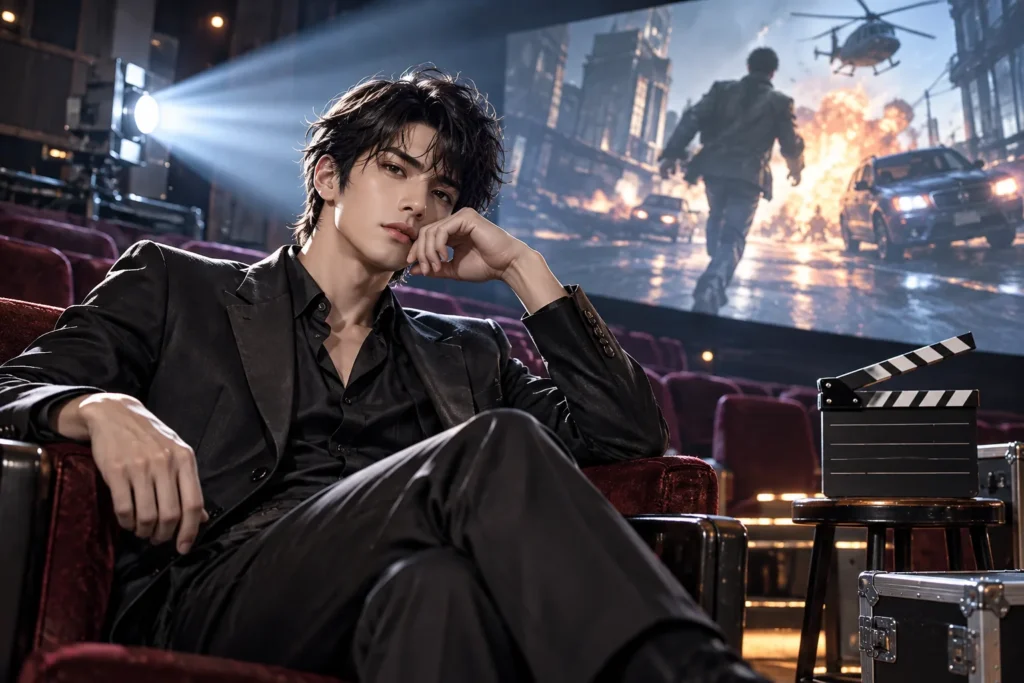 映画「SAKAMOTO DAYS」、公式サイトに配信情報の音楽・ライブをテーマにした専用イメージイラスト(実写ではありません)