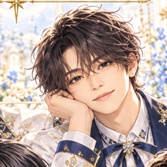 timelesz 松島聡の非公式イメージイラスト。白・紺・金の衣装。