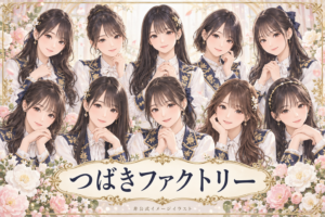 つばきファクトリーの非公式イメージイラスト