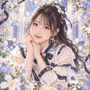 中山夏月姫の紹介用・非公式AIイメージイラスト