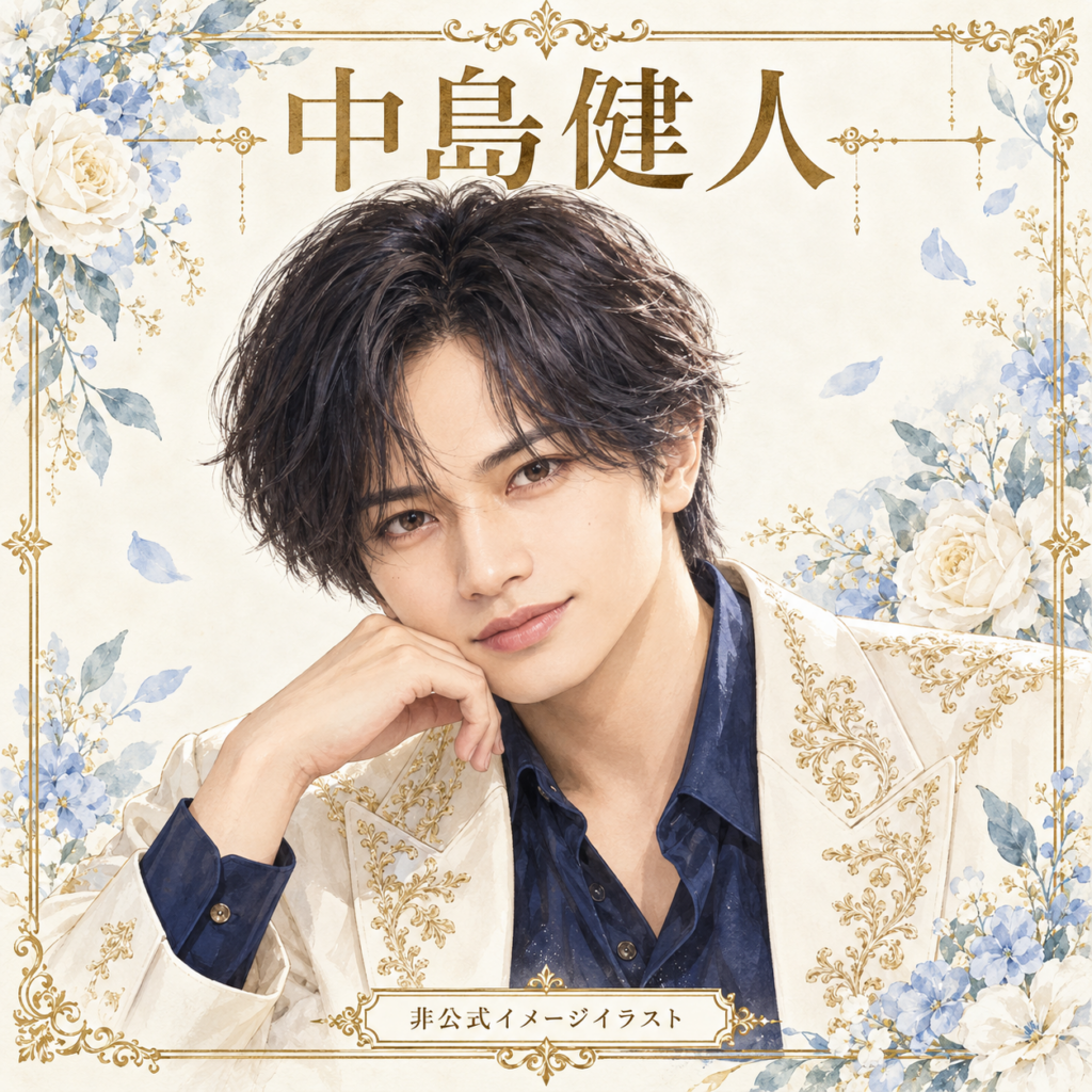 中島健人をイメージしたAI生成の非公式イラスト
