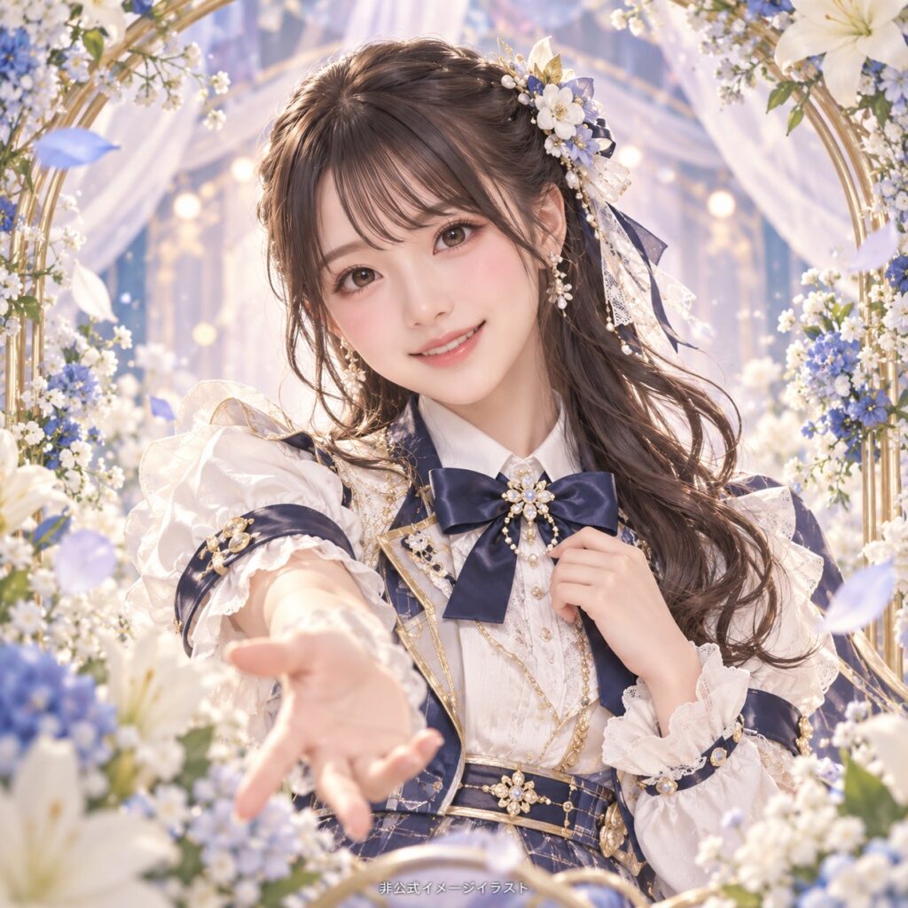 久保 姫菜乃の紹介用・非公式AIイメージイラスト