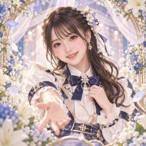 久保 姫菜乃の紹介用・非公式AIイメージイラスト