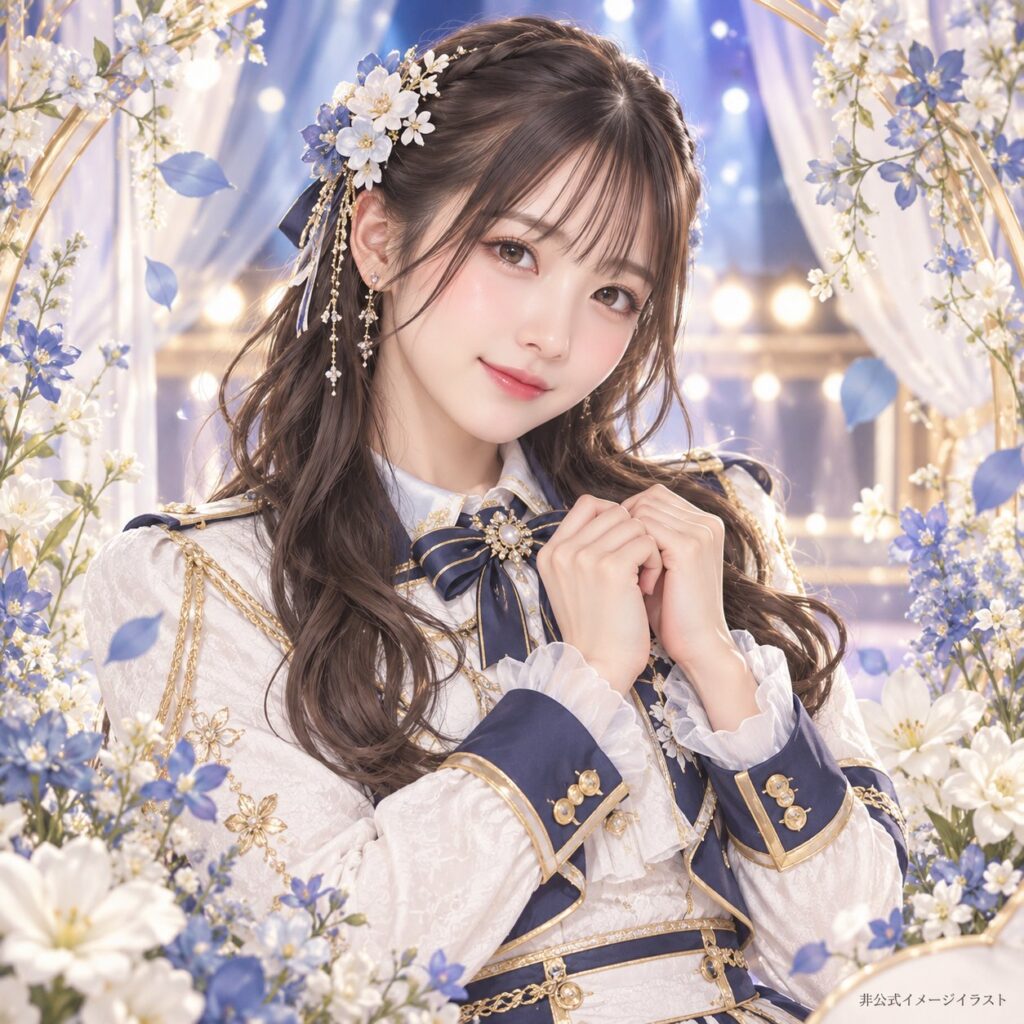 久保田怜の紹介用・非公式AIイメージイラスト