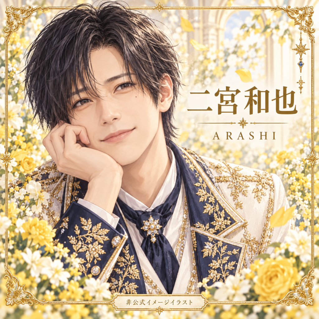二宮和也の非公式イメージイラスト