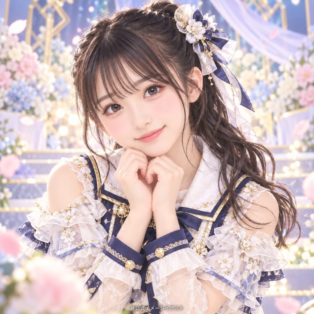 今村 麻莉愛の紹介用・非公式AIイメージイラスト