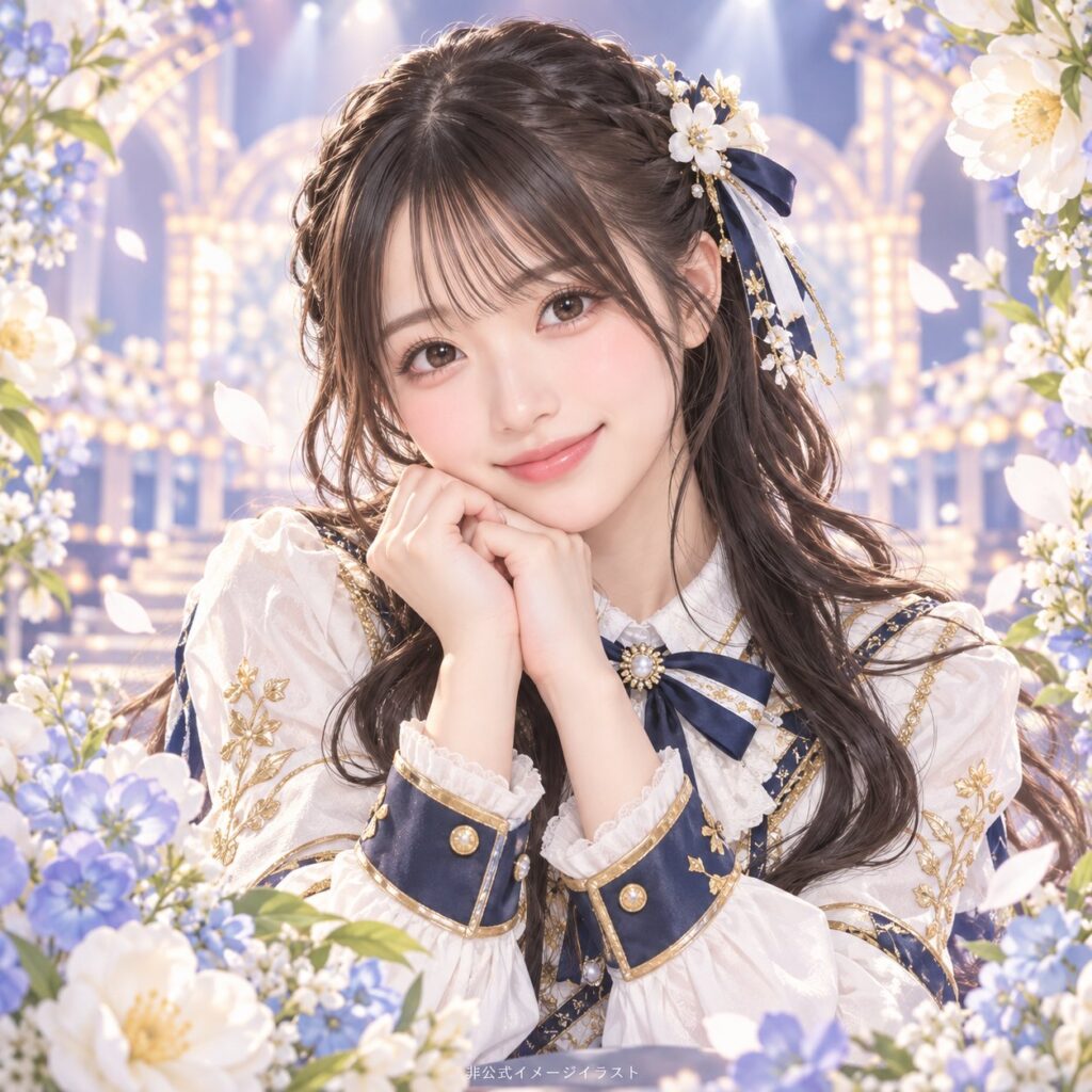 倉島杏実の紹介用・非公式AIイメージイラスト