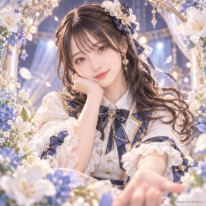 倉本羽菜の紹介用・非公式AIイメージイラスト
