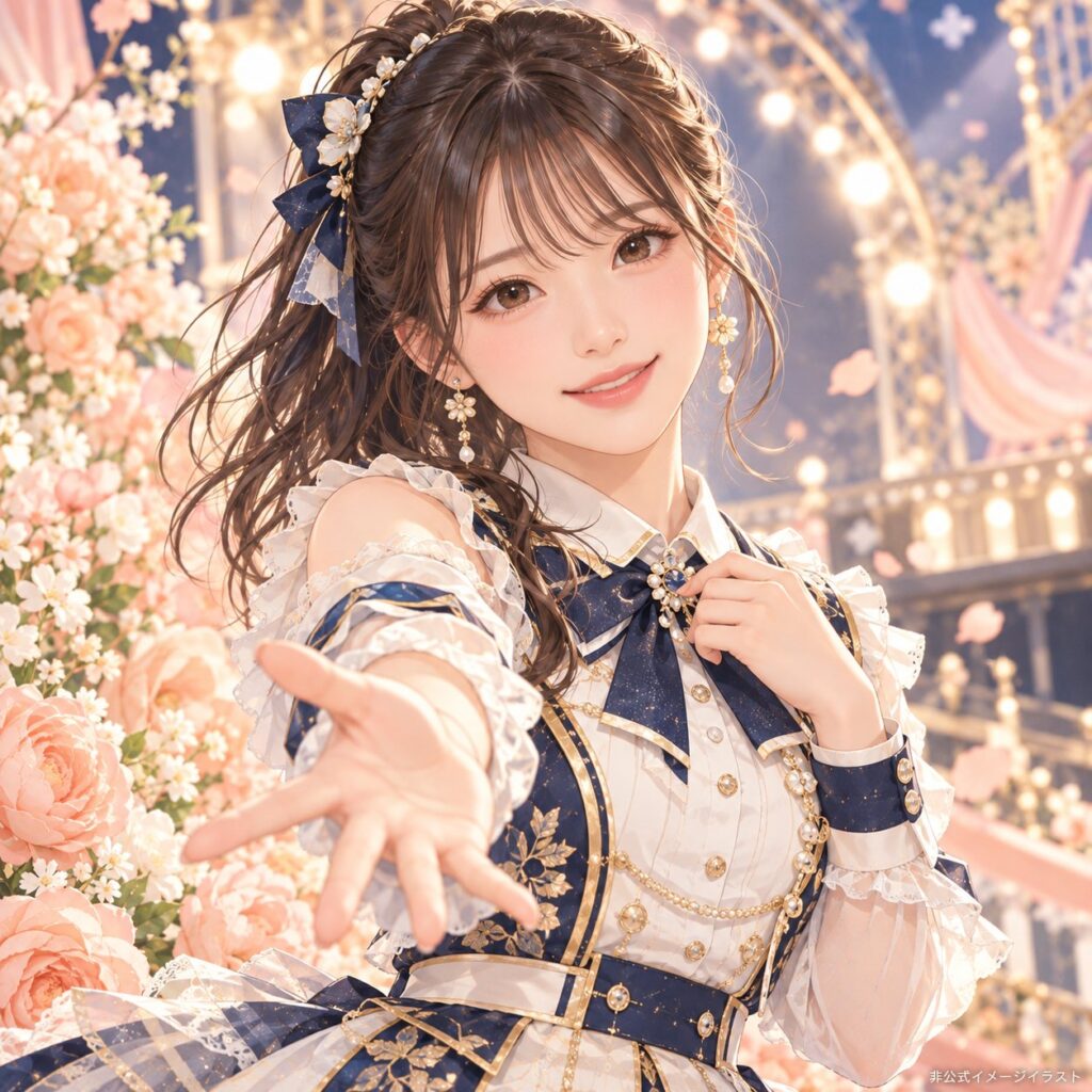 内田 愛彩の紹介用・非公式AIイメージイラスト