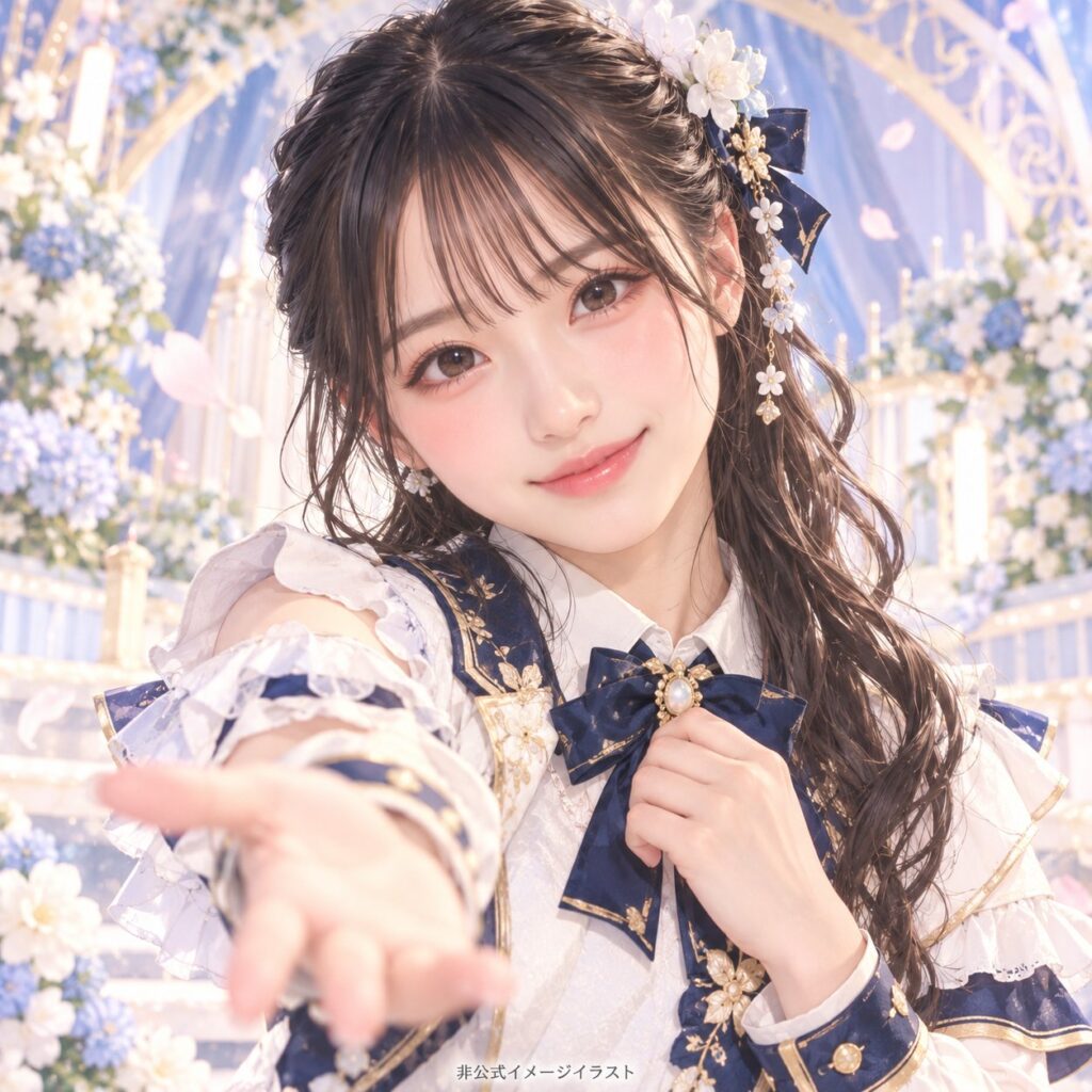 北川 陽彩の紹介用・非公式AIイメージイラスト