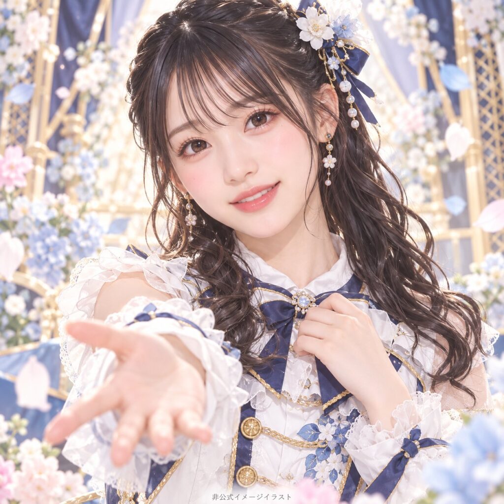善家 侑莉花の紹介用・非公式AIイメージイラスト