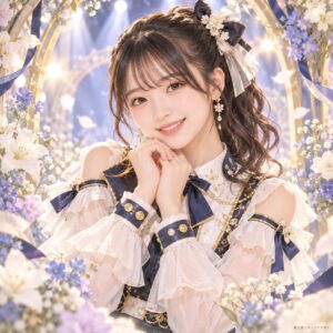 大坪茉乃の紹介用・非公式AIイメージイラスト
