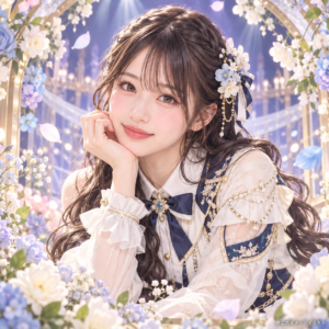 大賀 彩姫の紹介用・非公式AIイメージイラスト