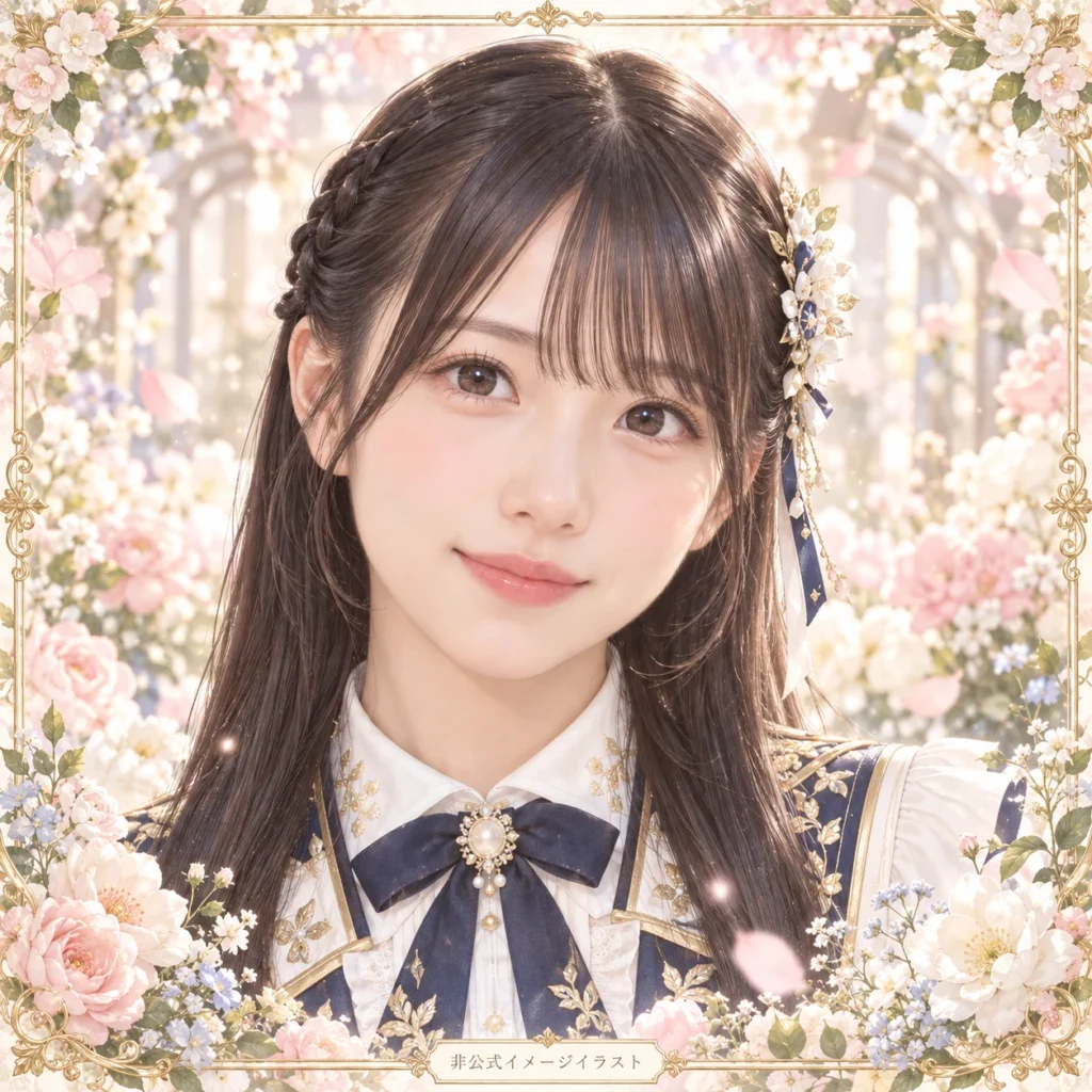 大野愛実の紹介用・非公式AIイメージイラスト