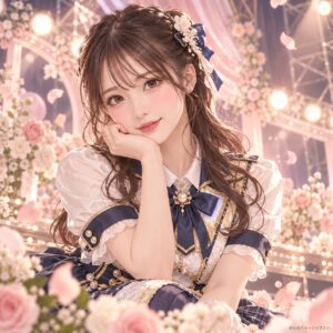 宮原 心音の紹介用・非公式AIイメージイラスト
