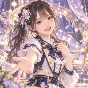 宮本 杏海の紹介用・非公式AIイメージイラスト