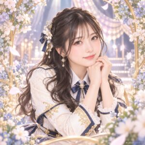 宮本倫花の紹介用・非公式AIイメージイラスト