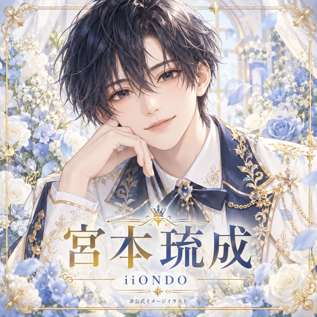 宮本琉成の非公式イメージイラスト
