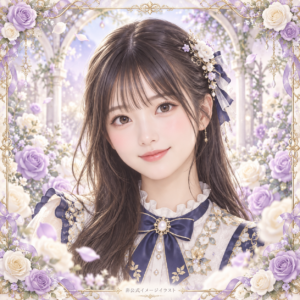 小川彩の紹介用・非公式AIイメージイラスト