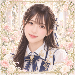 小西夏菜実の紹介用・非公式AIイメージイラスト