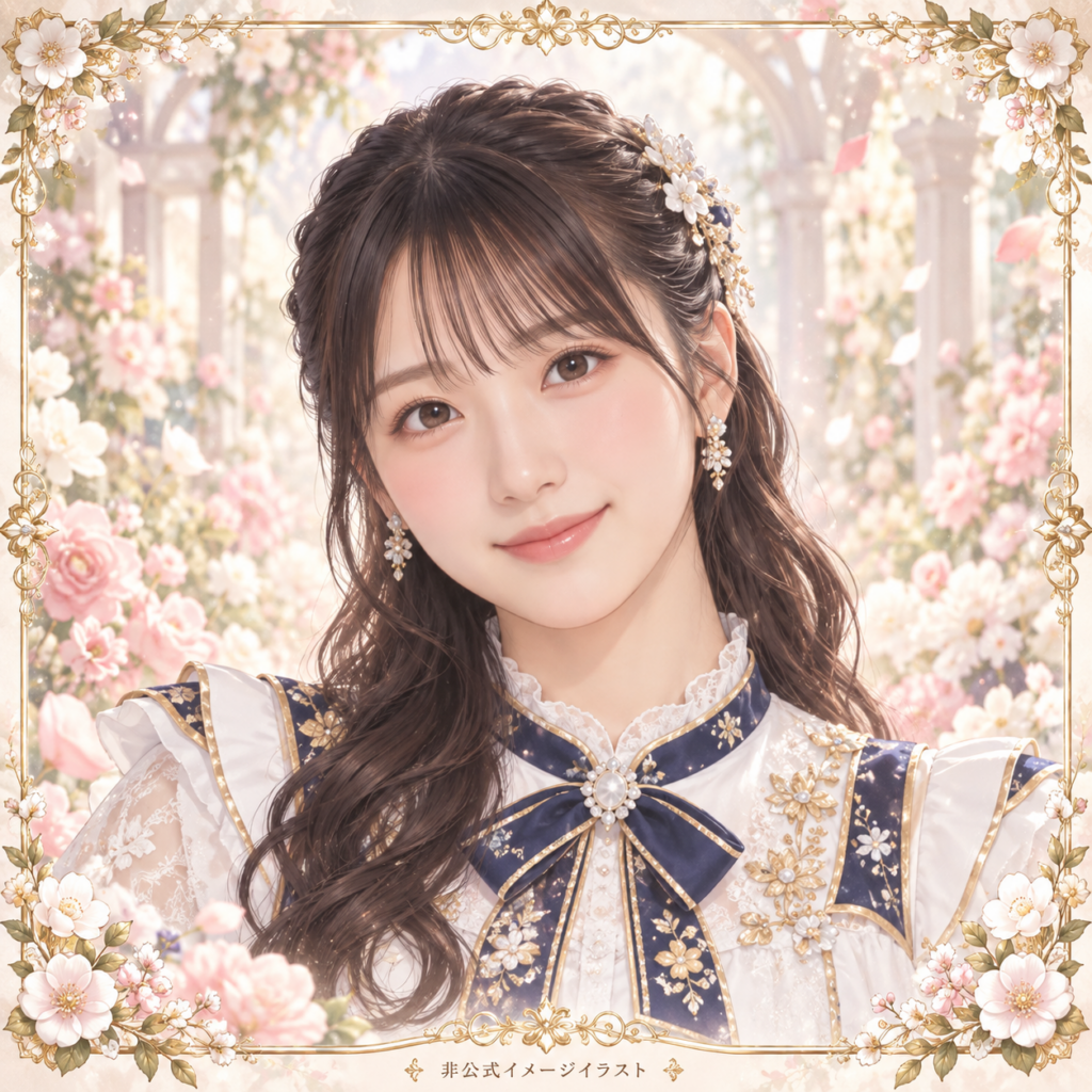 小野瑞歩の紹介用・非公式AIイメージイラスト