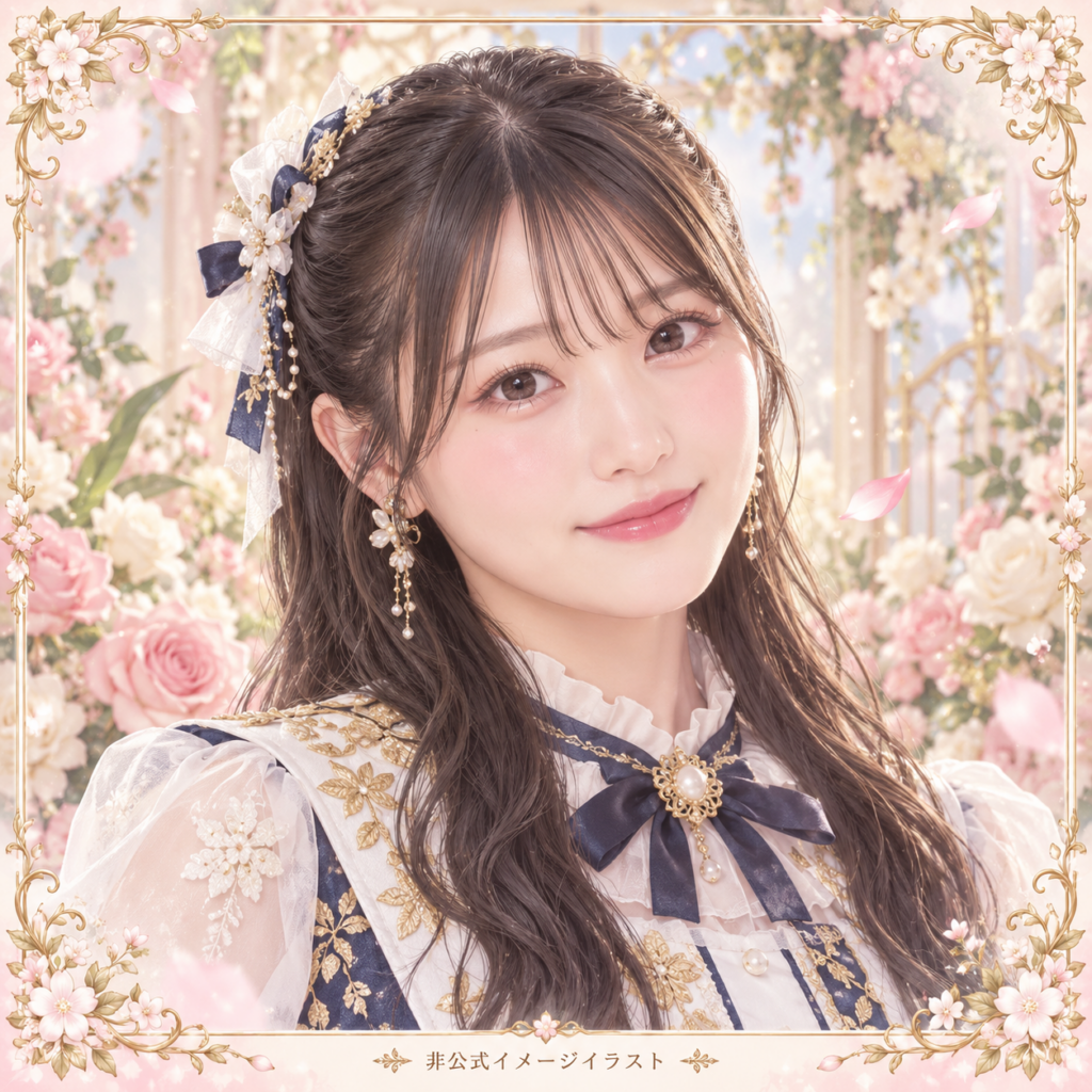 小野田紗栞の紹介用・非公式AIイメージイラスト