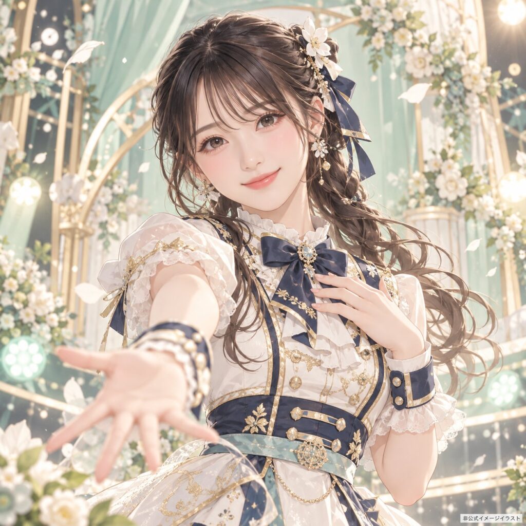 小野田華凜の紹介用・非公式AIイメージイラスト