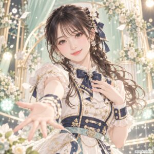 小野田華凜の紹介用・非公式AIイメージイラスト
