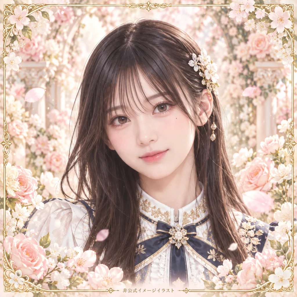 山下瞳月の紹介用・非公式AIイメージイラスト