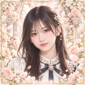 山下瞳月の紹介用・非公式AIイメージイラスト