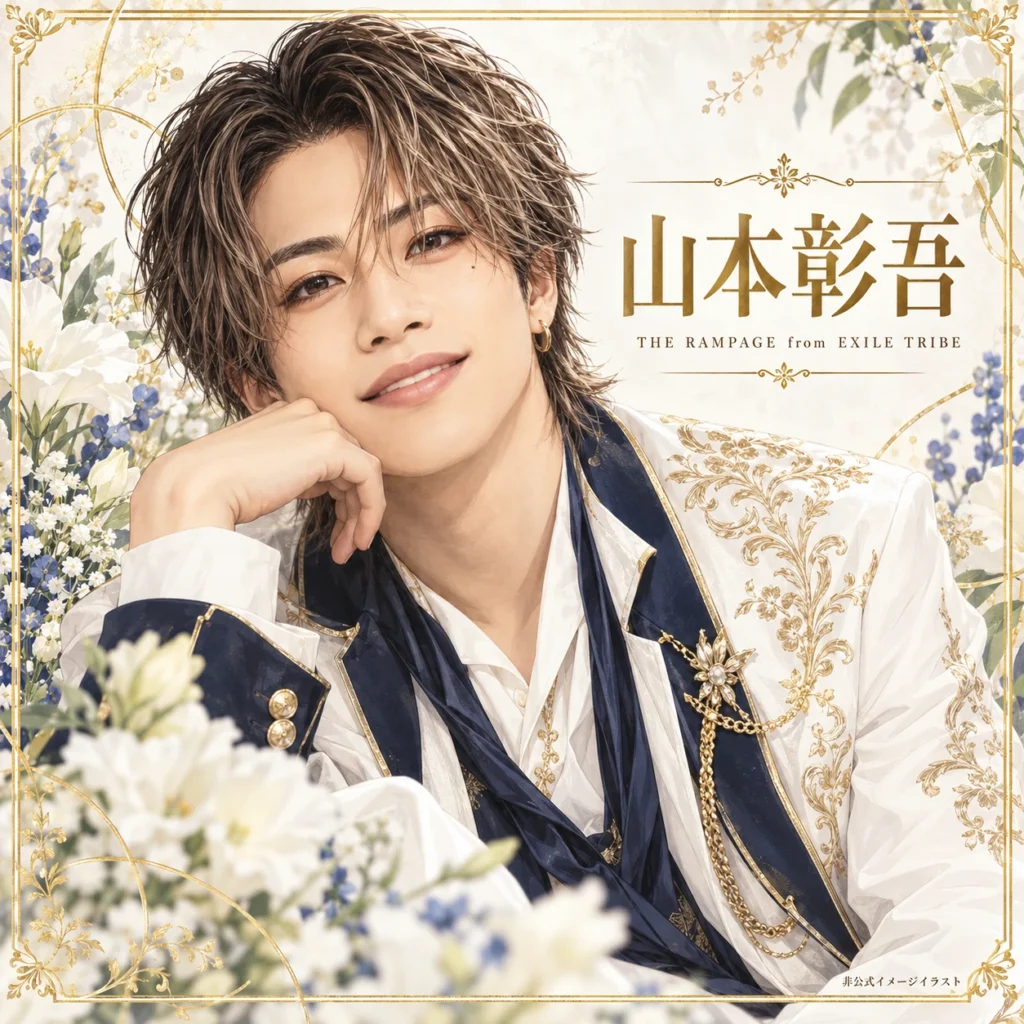 山本彰吾の非公式イメージイラスト