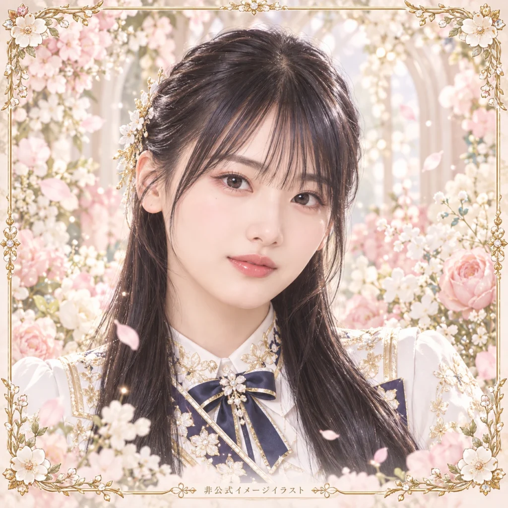 山﨑天の紹介用・非公式AIイメージイラスト