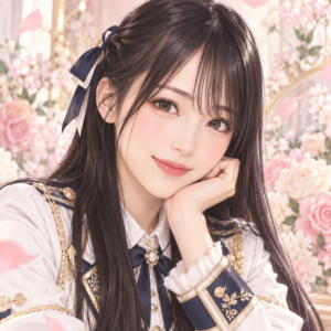 岡村 梨央のプロフィール用・非公式イメージイラスト