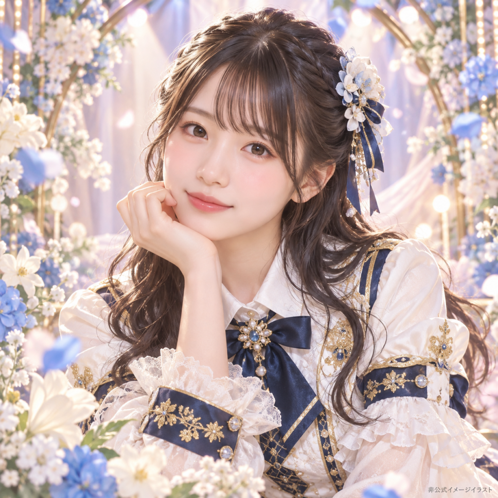 川村 結衣の紹介用・非公式AIイメージイラスト