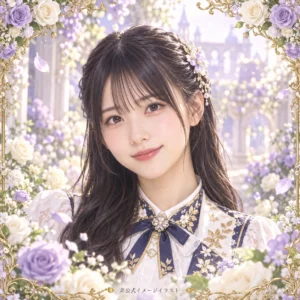 川端晃菜の紹介用・非公式AIイメージイラスト