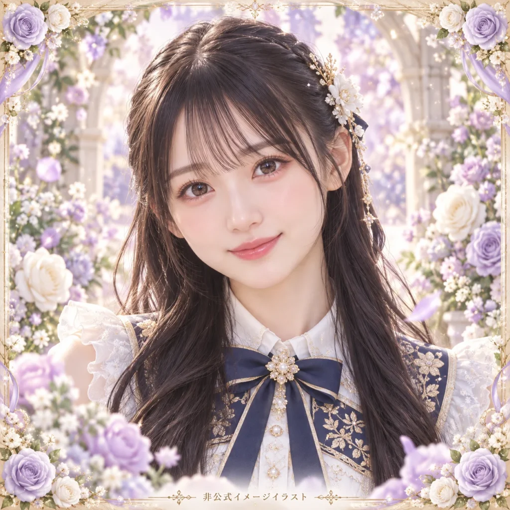 川﨑桜の紹介用・非公式AIイメージイラスト