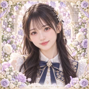 川﨑桜の紹介用・非公式AIイメージイラスト