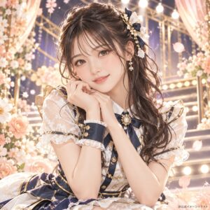 平山 真衣の紹介用・非公式AIイメージイラスト