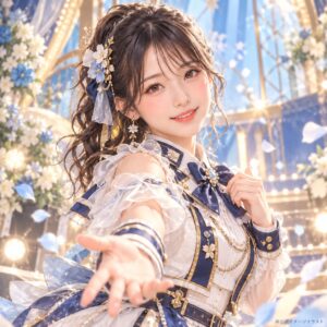 木根 彩呂花の紹介用・非公式AIイメージイラスト