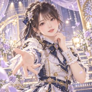 松原ユリヤの紹介用・非公式AIイメージイラスト