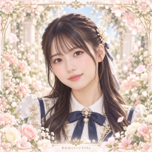 松尾桜の紹介用・非公式AIイメージイラスト