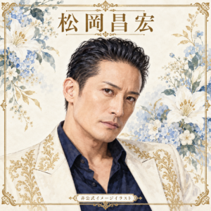 松岡昌宏をイメージしたAI生成の非公式イラスト