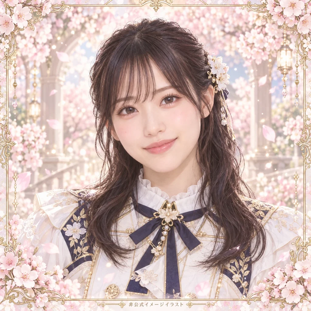 松田里奈の紹介用・非公式AIイメージイラスト